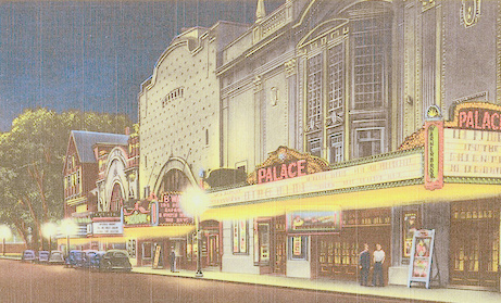 Theater Row in Lawrence, MA - ca. 1941